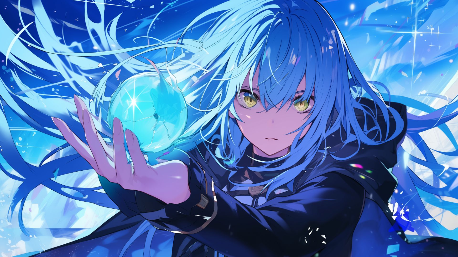 Rimuru Tempest in Reincarnated as Slime