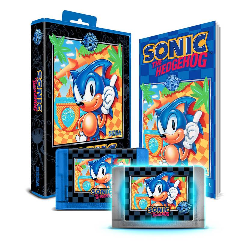 Product image for the Sonic the Hedgehog 35th Anniversary Legacy Cartridge Collection.