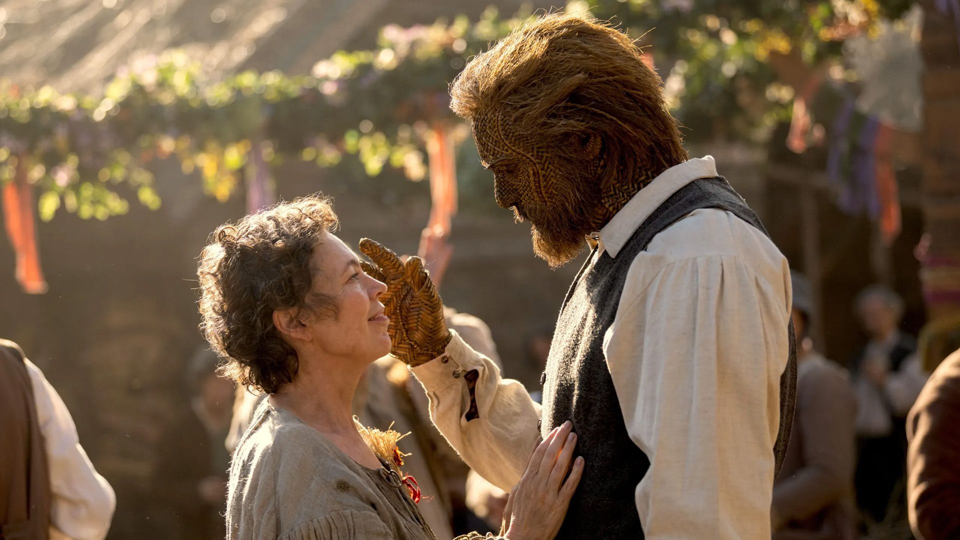 Olivia Colman and Alexander Skarsgård in Wicker, 2026.