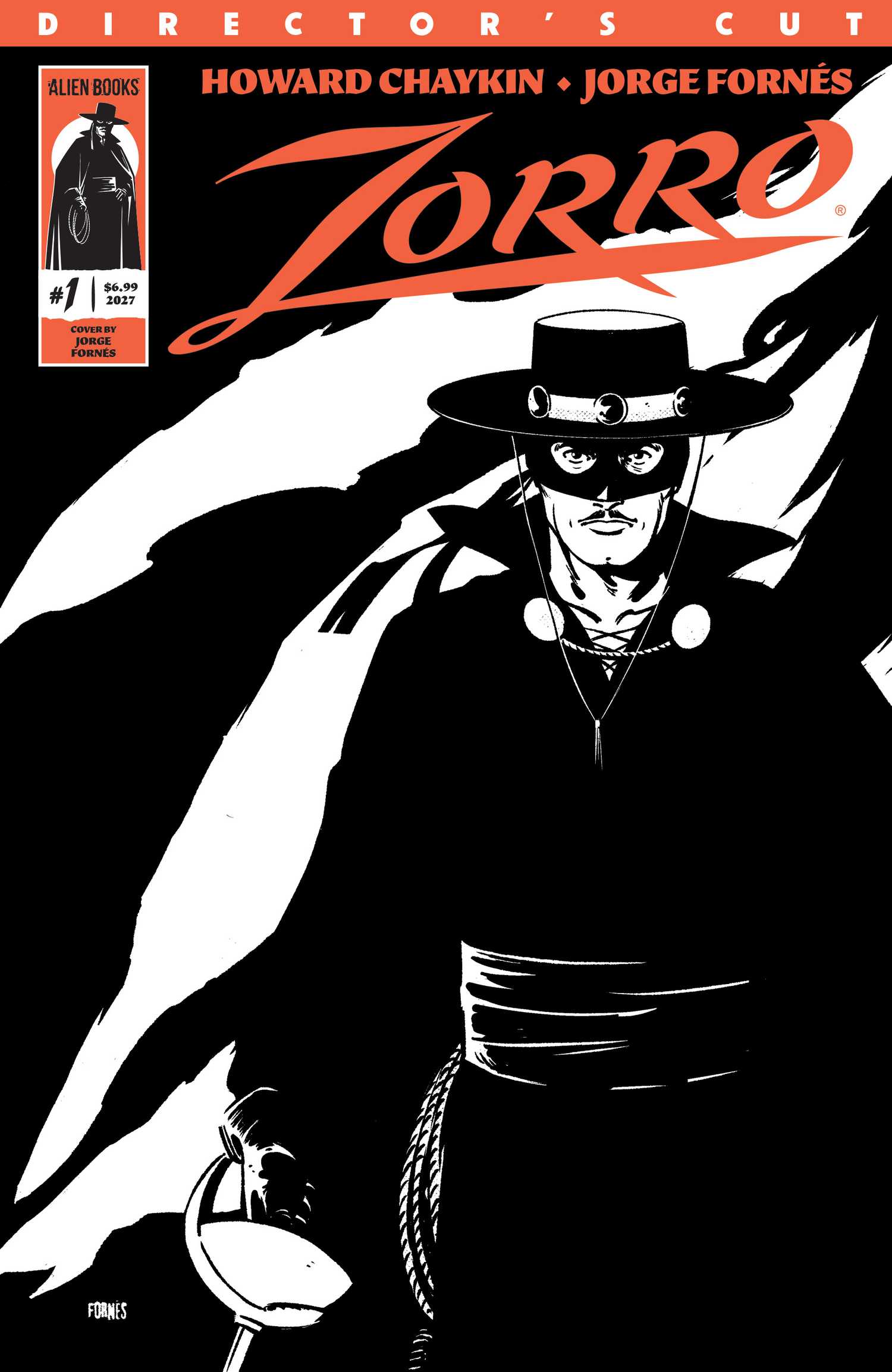 Zorro: Dark Age #1 Director's Cut Comic Released