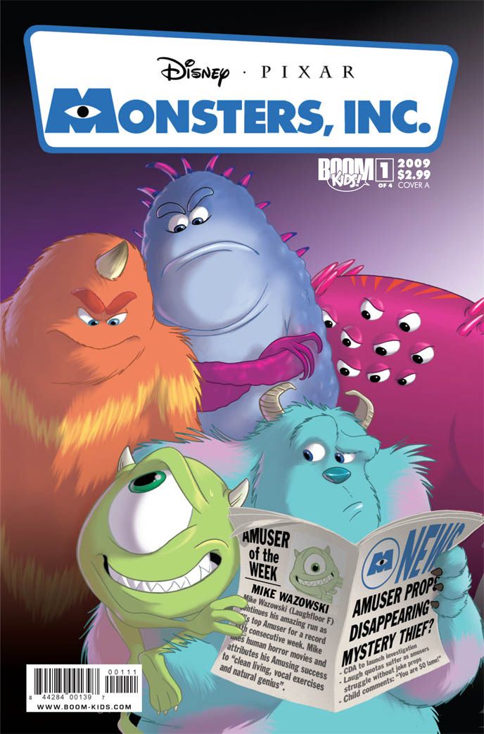 MONSTERS, INC. 特別版 コミック MONSTER'S INC 1 & 2 LIMITED SERIES 2012 2013 MARVEL COMIC DISNEY