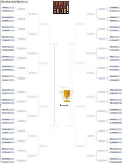 Comics Should Be Good March Madness!