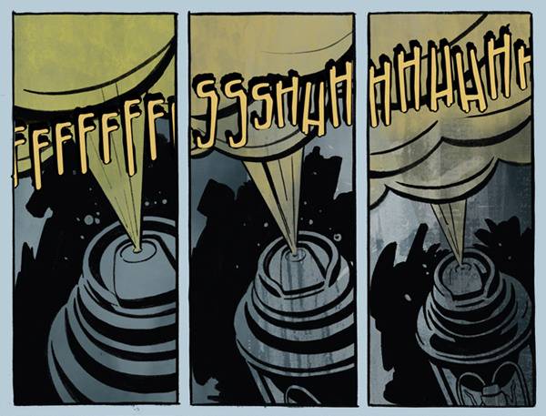 Hyperventilating Comic Lettering Lettering a comic - a guest article!