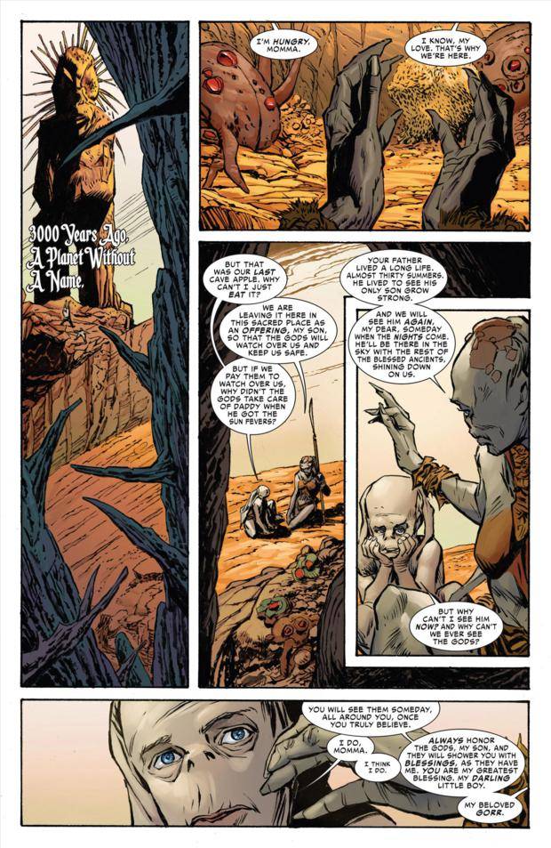 Week of Cool Comic Book Moments - The Origin of Gorr the God Butcher