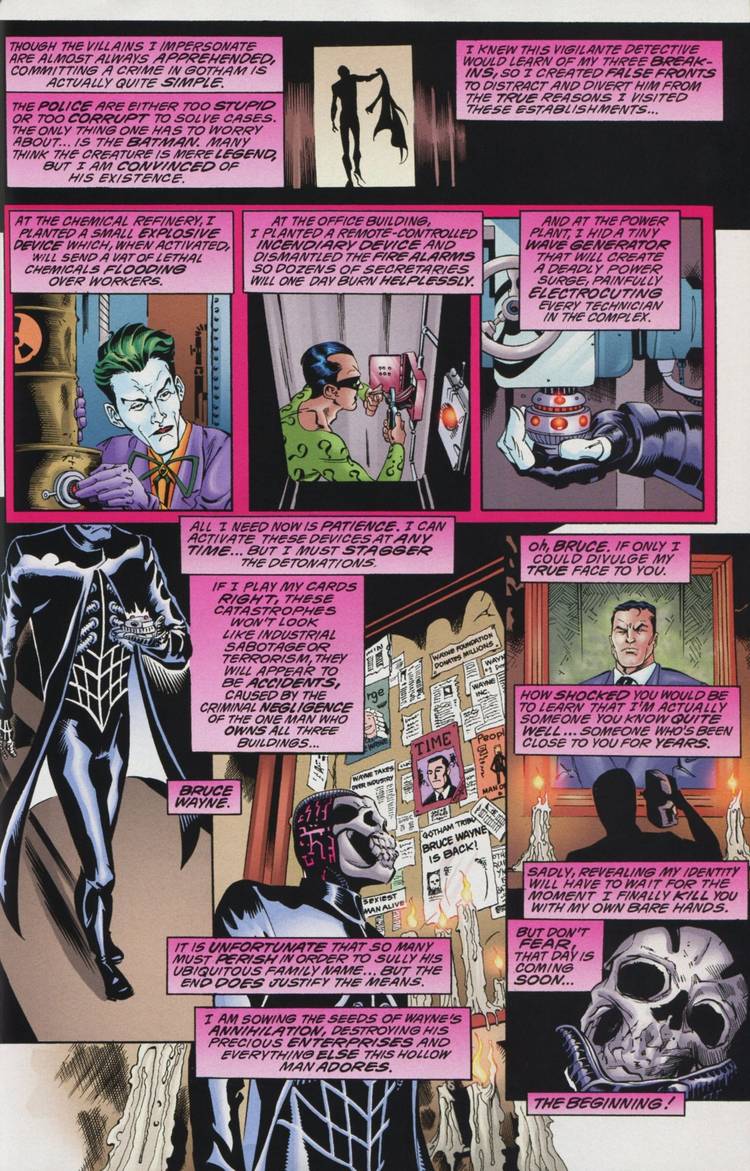 Left Unresolved - Who was the Batman villain, the Skeleton?