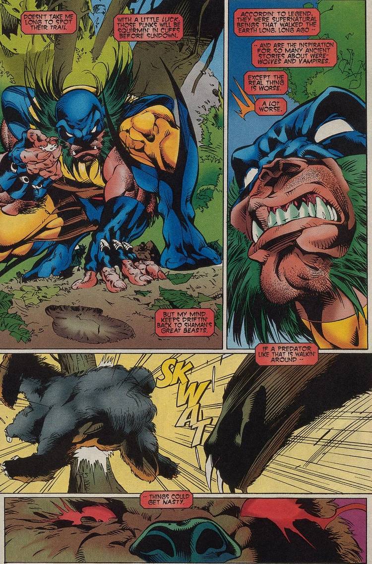 Abandoned Love: Remember How Wolverine Went Feral And Lost His Nose And ...