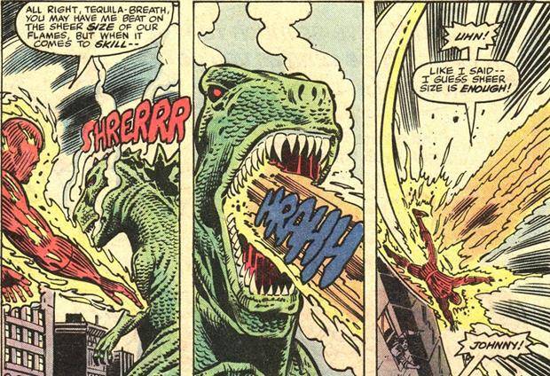 Top Five Greatest Godzilla Fights Against Marvel Heroes
