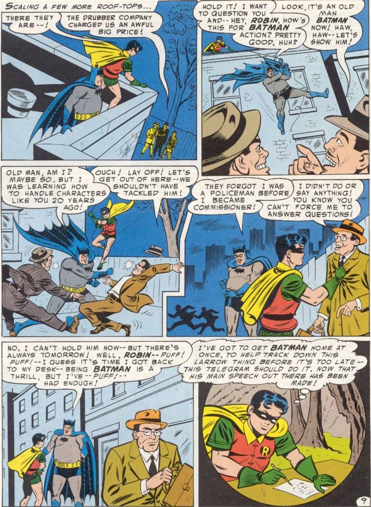 The Past Was Close Behind: Commissioner Gordon as Batman!?