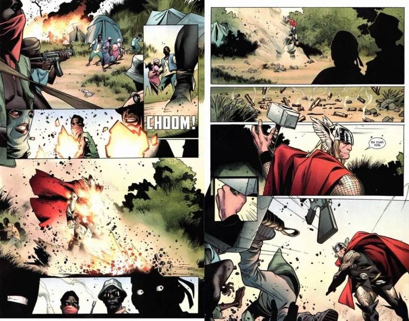 Thor Getting Shot The Wrong Side: A Sniper vs. Thor