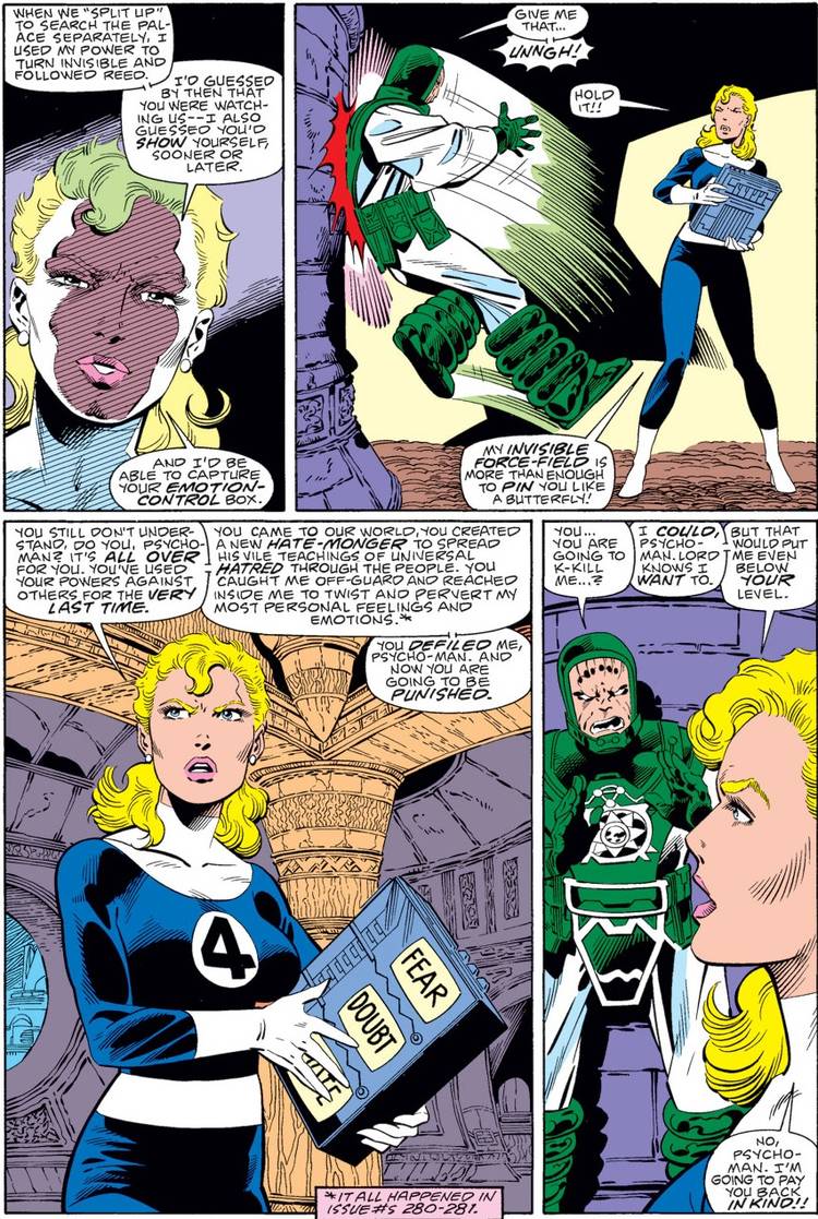 Top Five Greatest Invisible Woman Moments