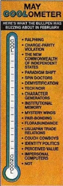 Knowledge Waits: A Year's Worth of Marvel Cool-O-Meters