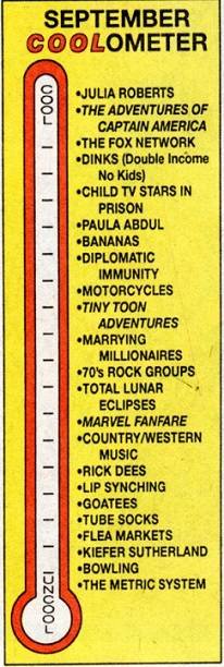 Knowledge Waits: A Year's Worth of Marvel Cool-O-Meters