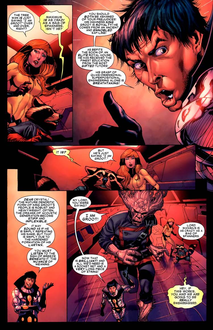 Abandoned Love: When Did Groot Start Saying, 
