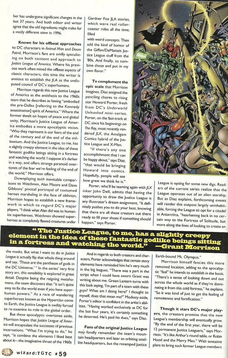 The Guide to the Guide to Comics - WIZARD #59 (July 1996)