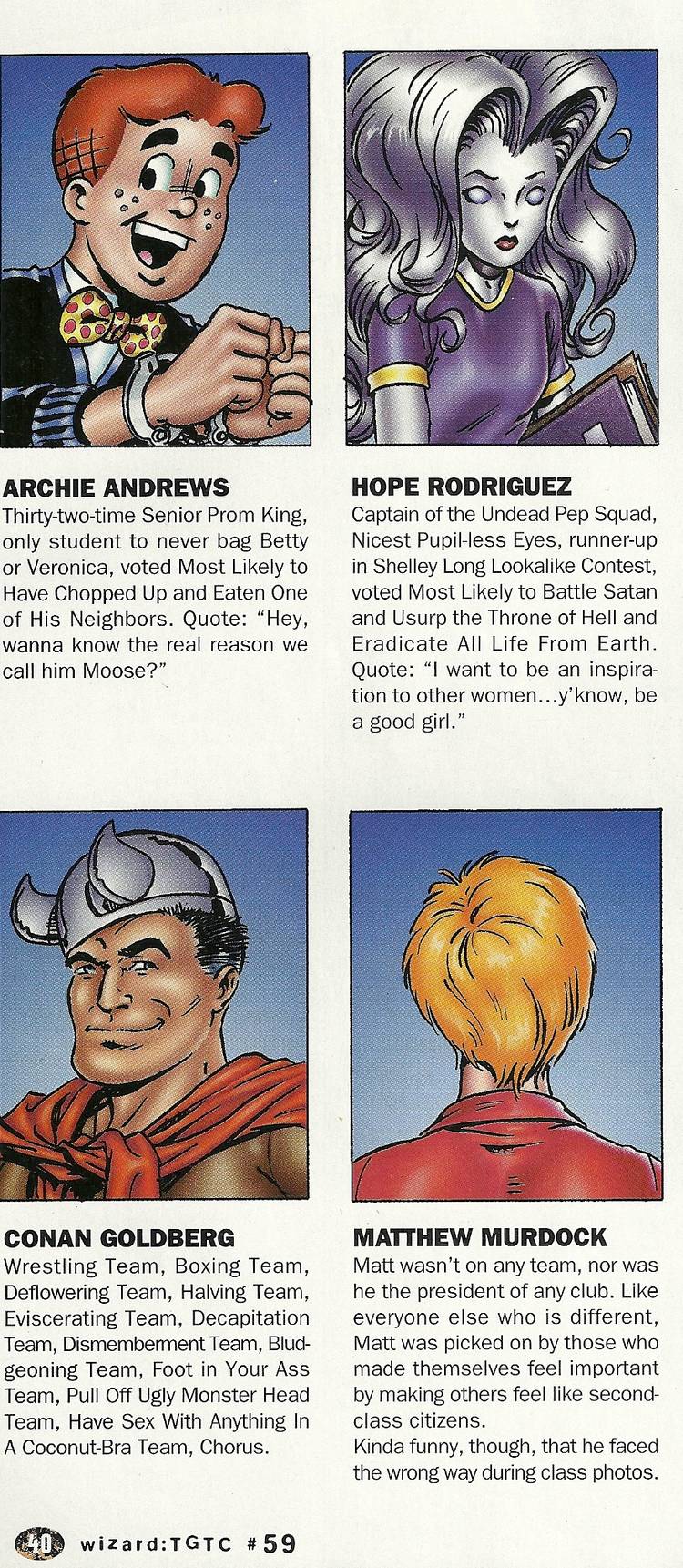 The Guide to the Guide to Comics - WIZARD #59 (July 1996)