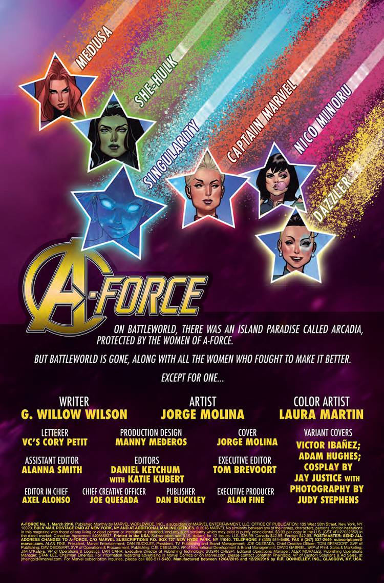 A-Force #1