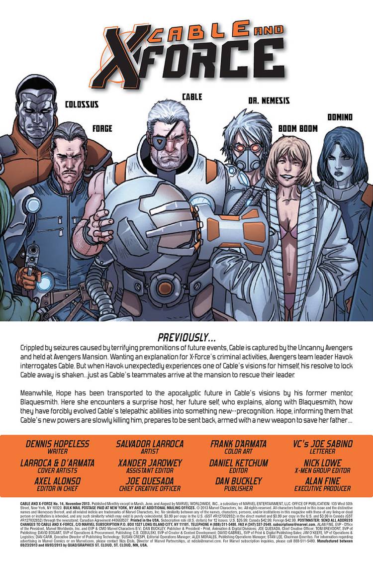 Cable and X-Force #14