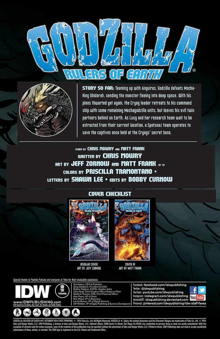 Godzilla: Rulers of Earth #17