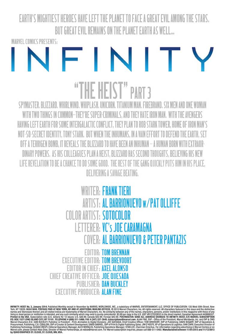 Infinity: Heist #4