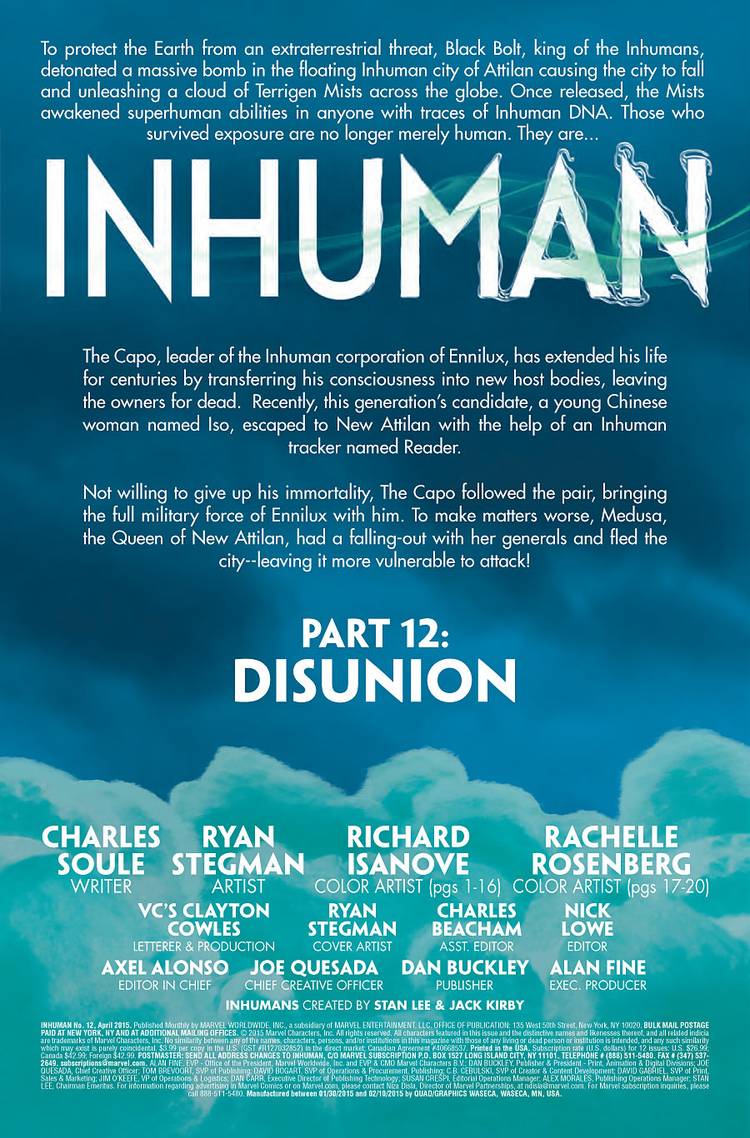 Inhuman #12
