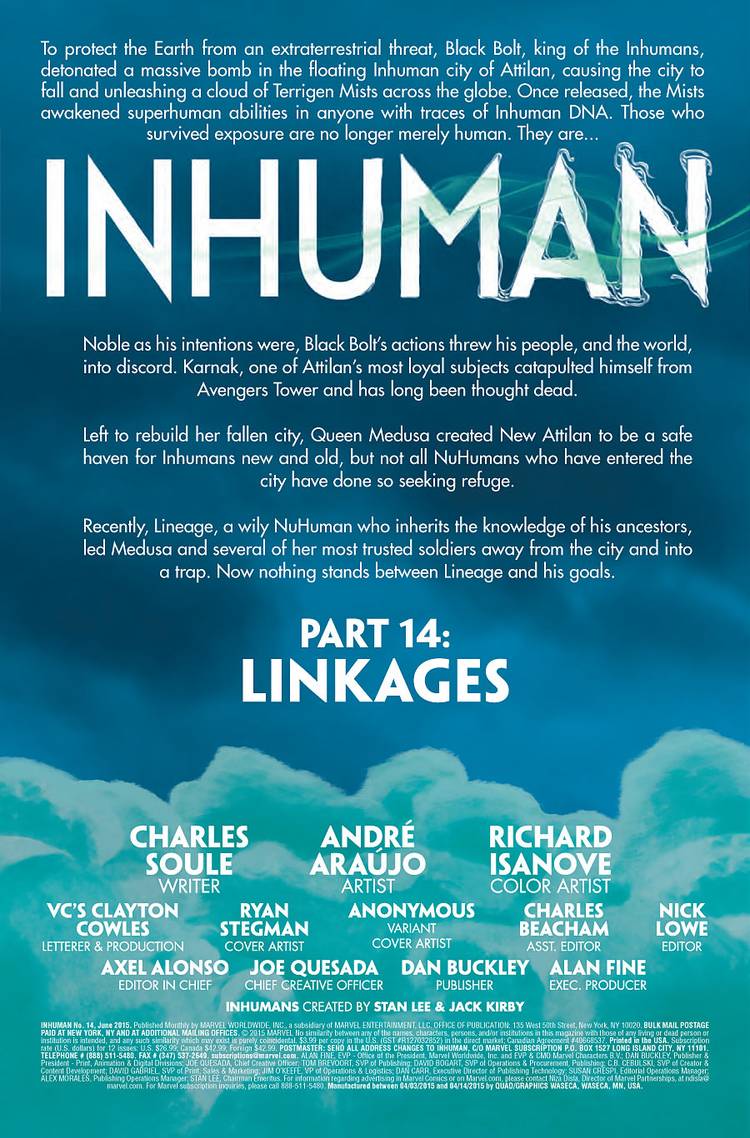 Inhuman #14