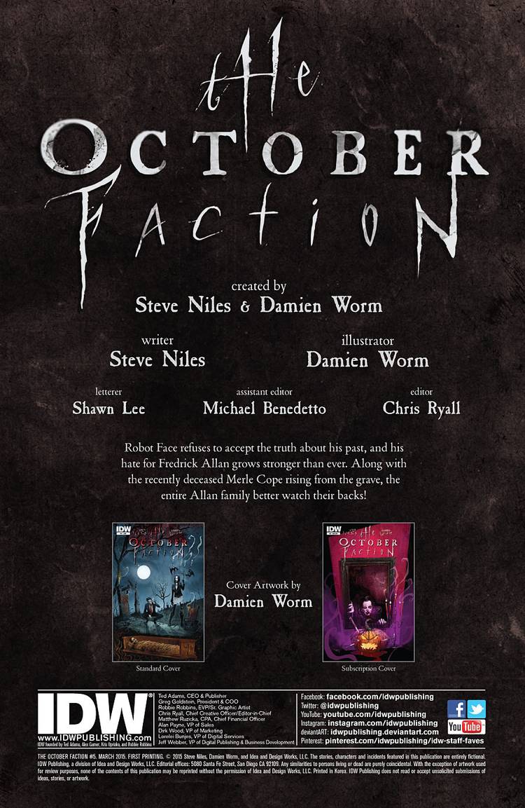 The October Faction #5