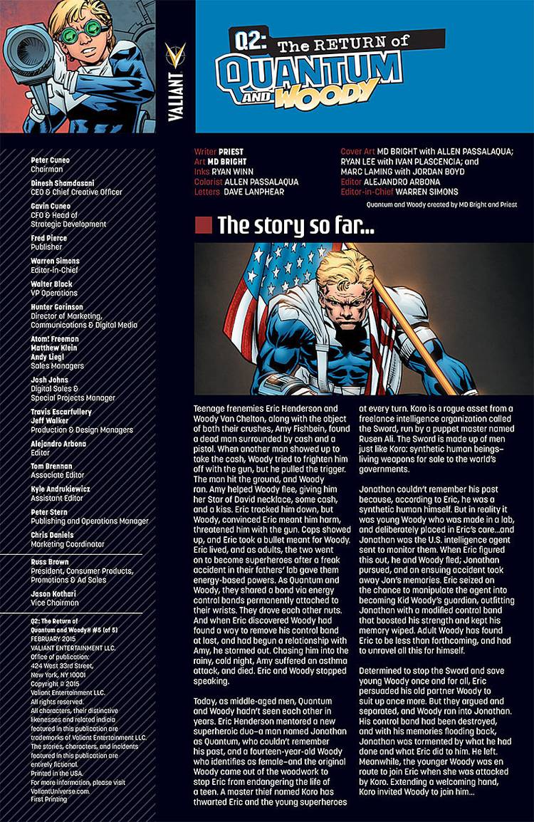 Q2: The Return of Quantum and Woody #5
