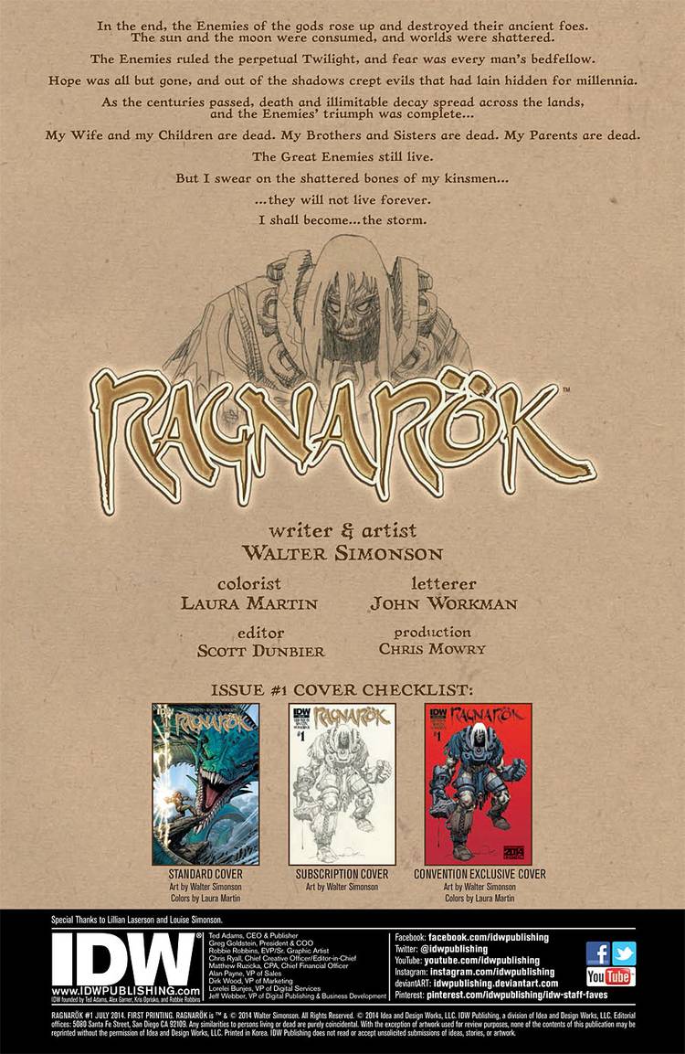 Ragnarok #1