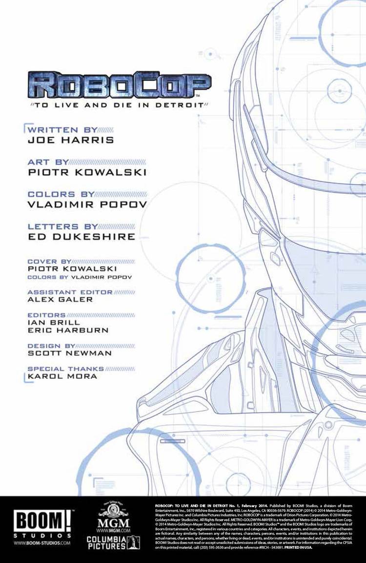 RoboCop: To Live and Die in Detroit