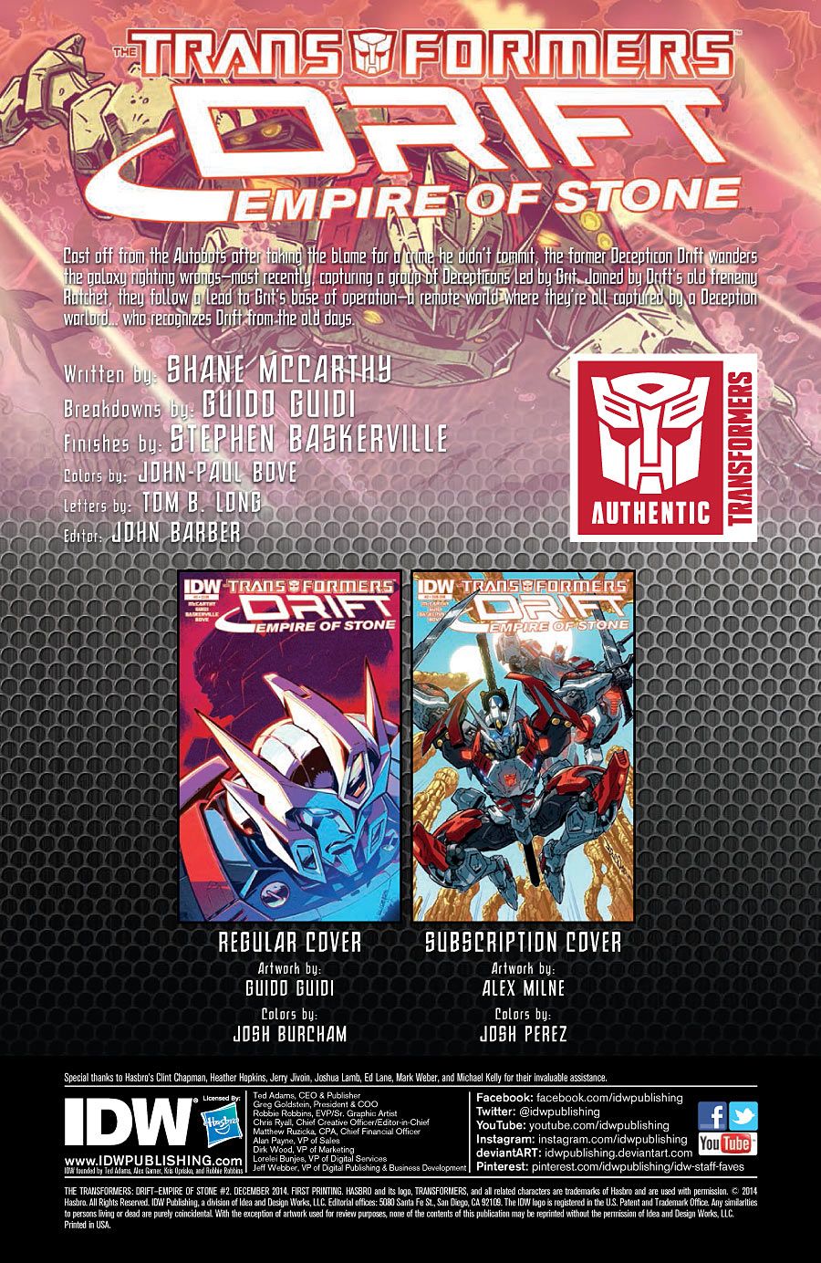 Transformers: Drift - Empire of Stone #2