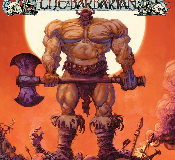 Thrudd The Barbarian - Figurine Citadel Games Workshop, Démontée Et Non Peinte