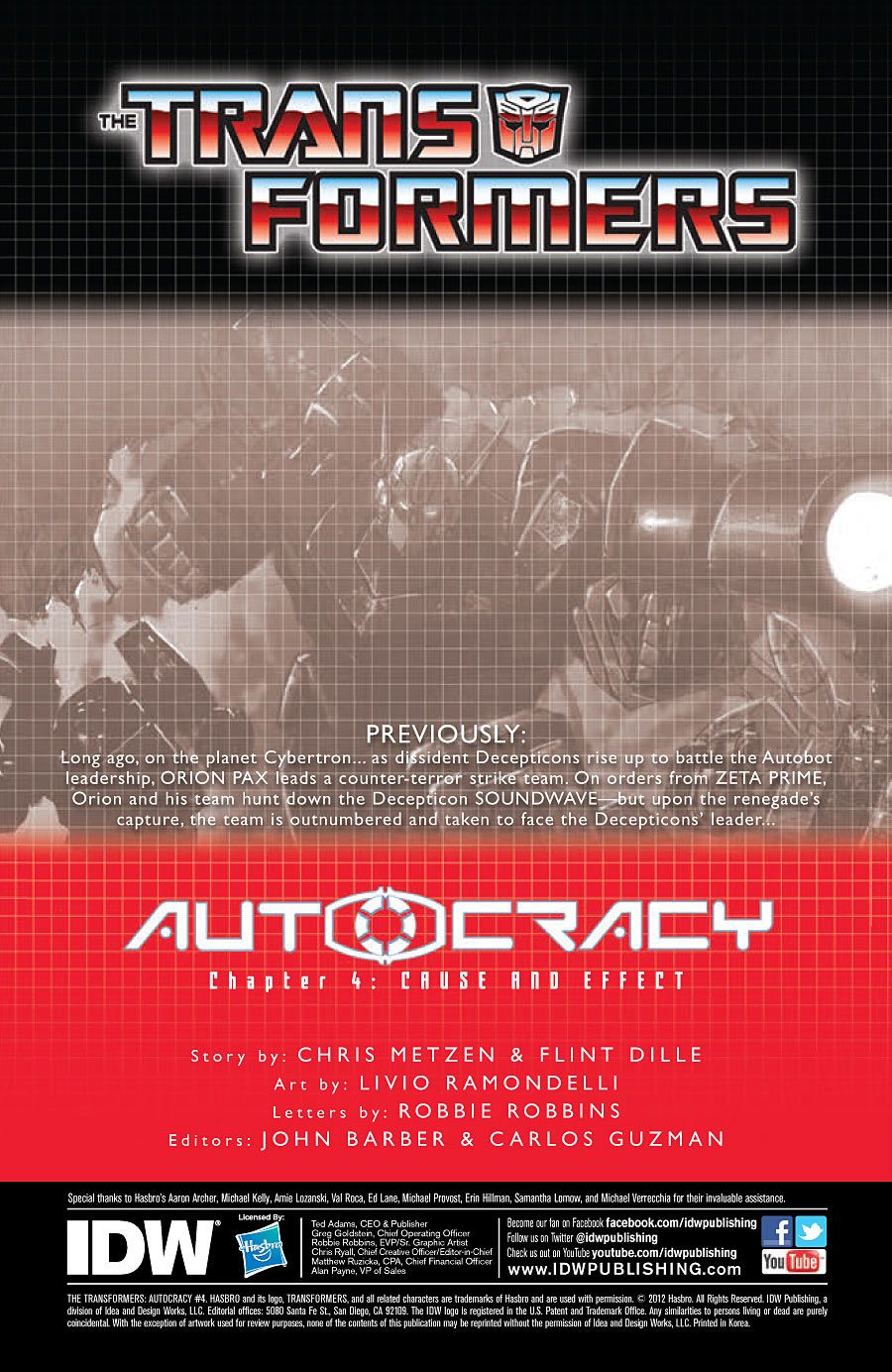 Transformers: Autocracy #4