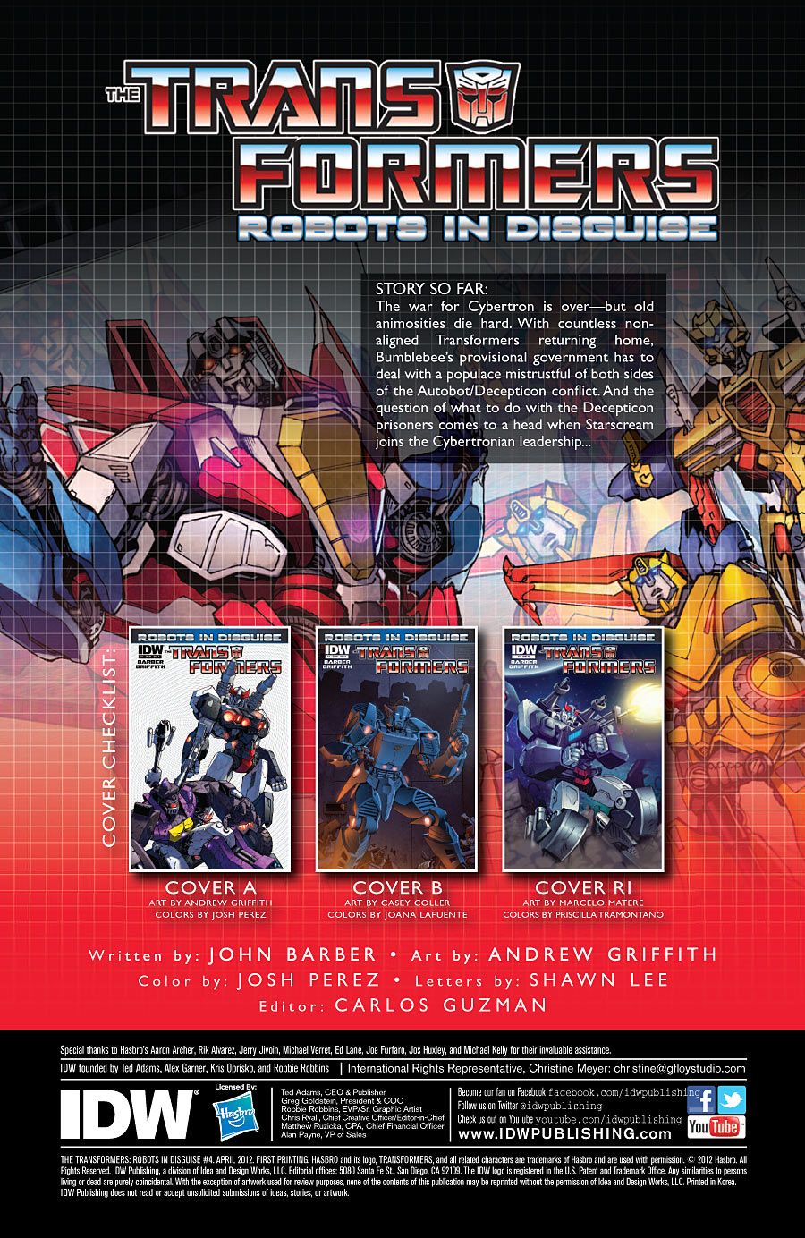Transformers: Robots in Disguise #4