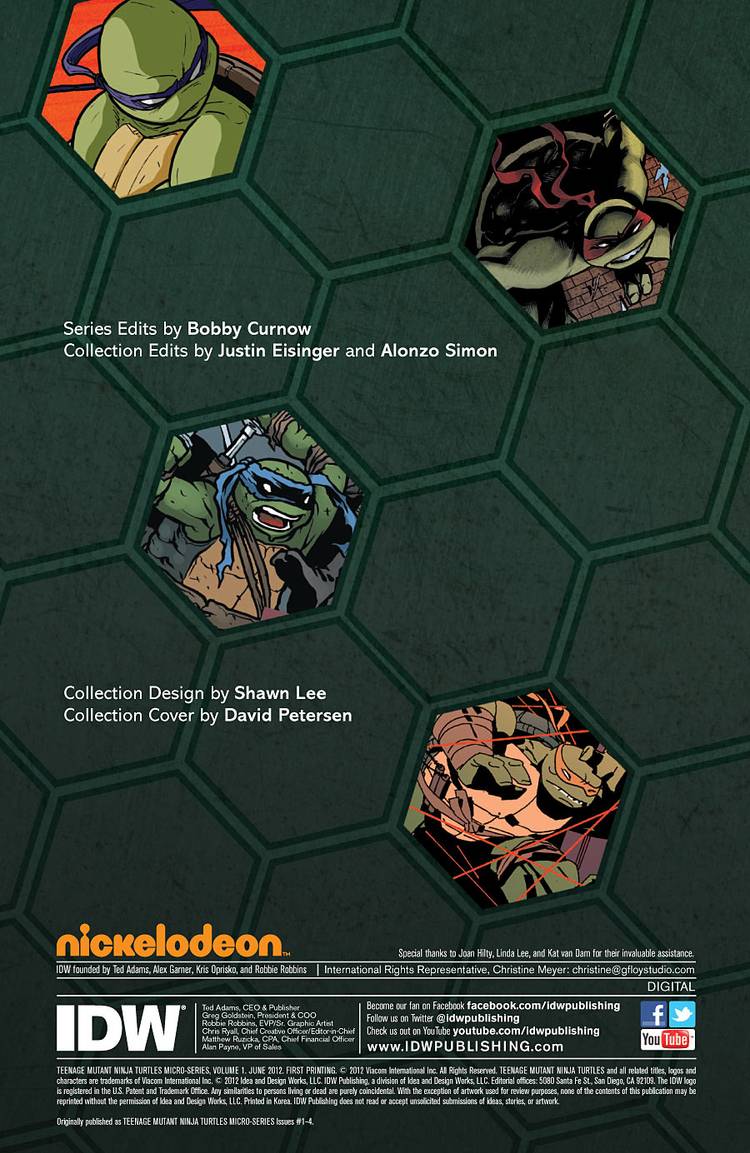 Teenage Mutant Ninja Turtles: Micro-Series, vol. #1