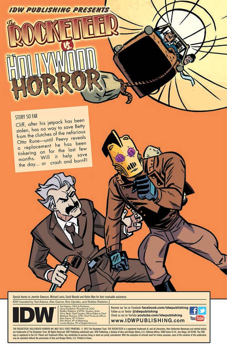 The Rocketeer: Hollywood Horror #4