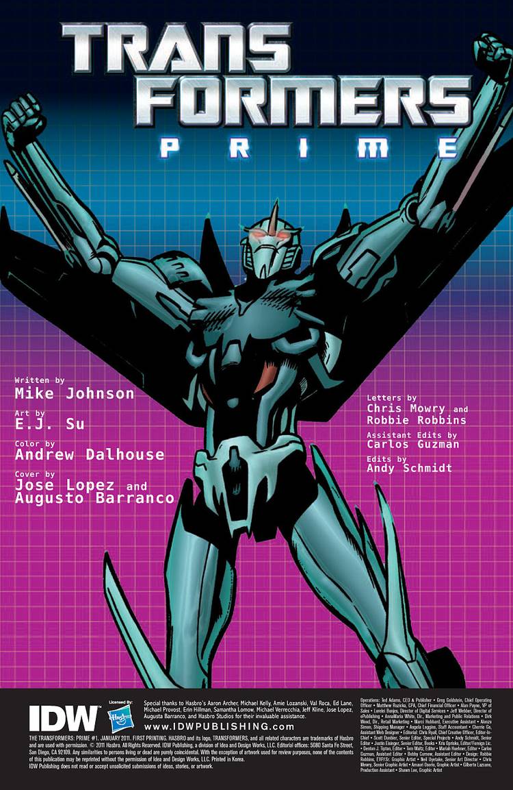 Transformers: Prime #1