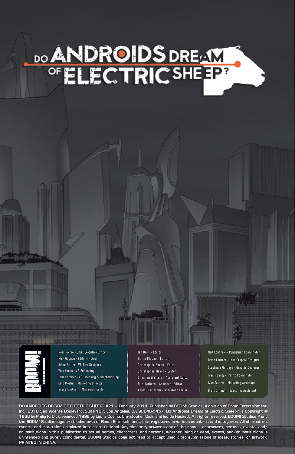 Do Androids Dream of Electric Sheep #21