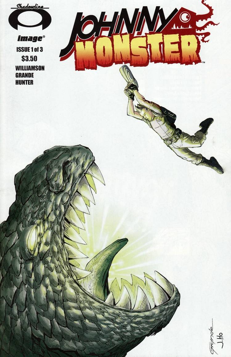 Gorillas Riding Dinosaurs: Amber Atoms and Johnny Monster