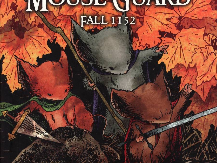 Gorillas Riding Dinosaurs: Mouse Guard
