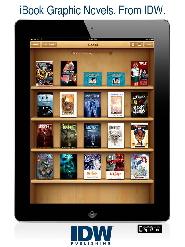 IDW brings graphic novels to the iBook store