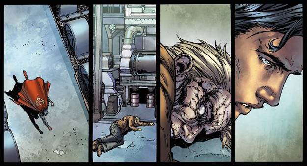 DC unveils two more pages from Superman: Earth One , Vol. 2