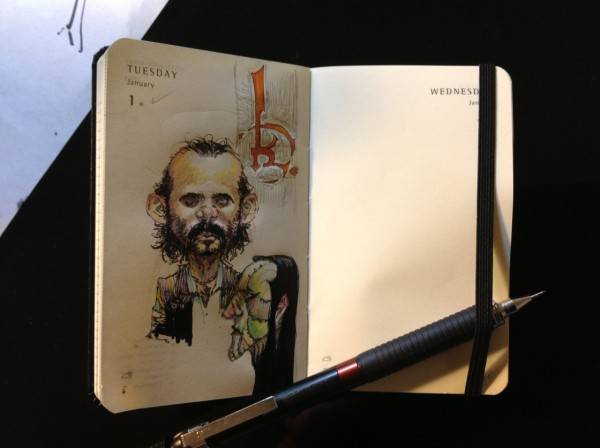 Superman artist Kenneth Rocafort launches sketch-a-day blog