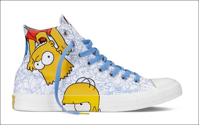 Converse puts the spring in Springfield with Simpsons sneakers
