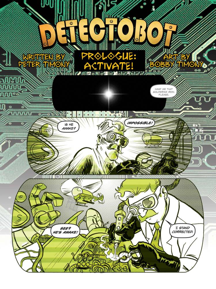 SDCC '13 | Peter and Bobby Timony talk 'Detectobot'