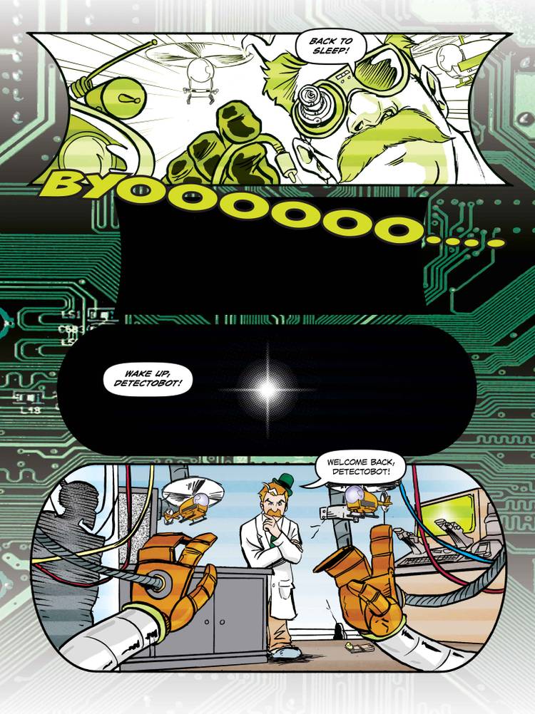 SDCC '13 | Peter and Bobby Timony talk 'Detectobot'