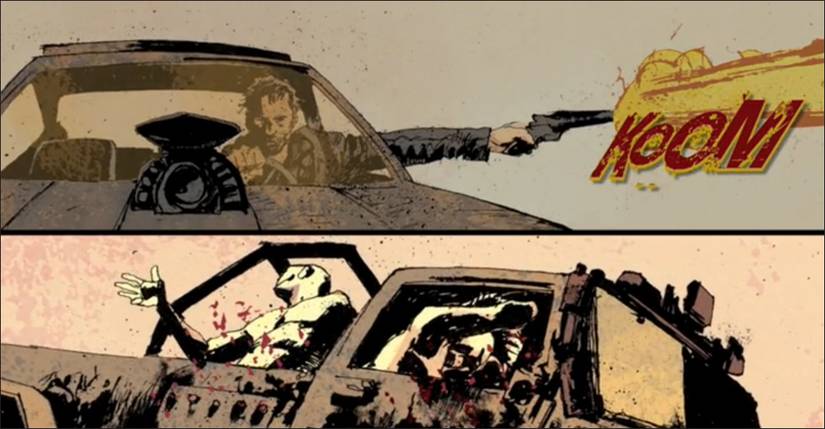 Modmax Motion SDCC '13 | DC's 'Mad Max' motion comic ties into video game