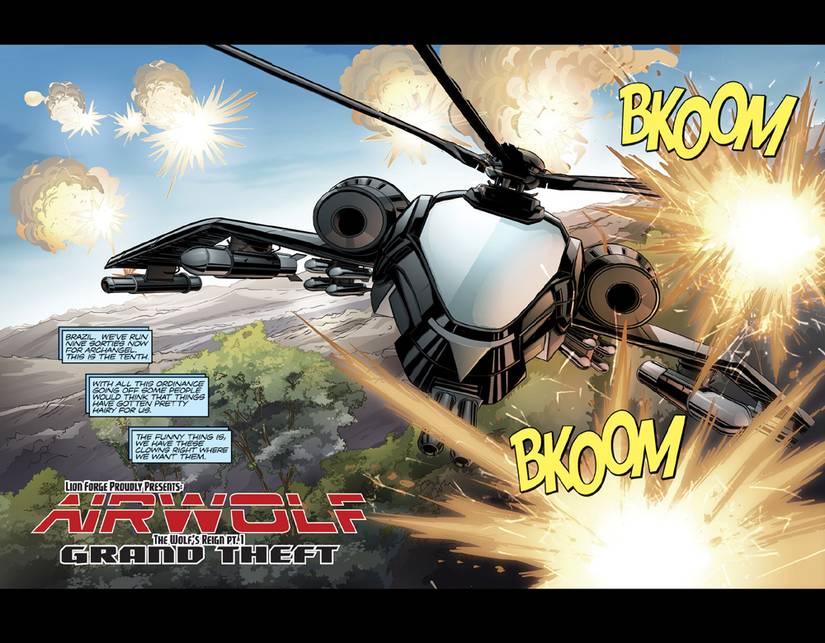 'Airwolf' and 'Knight Rider' digital comics arrive