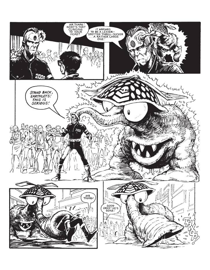 Tharg the Mighty on his return to comics in '2000AD' Prog 2014
