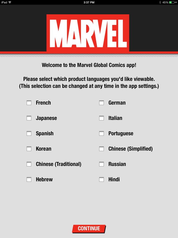 Marvel extends international reach with Global Comics app