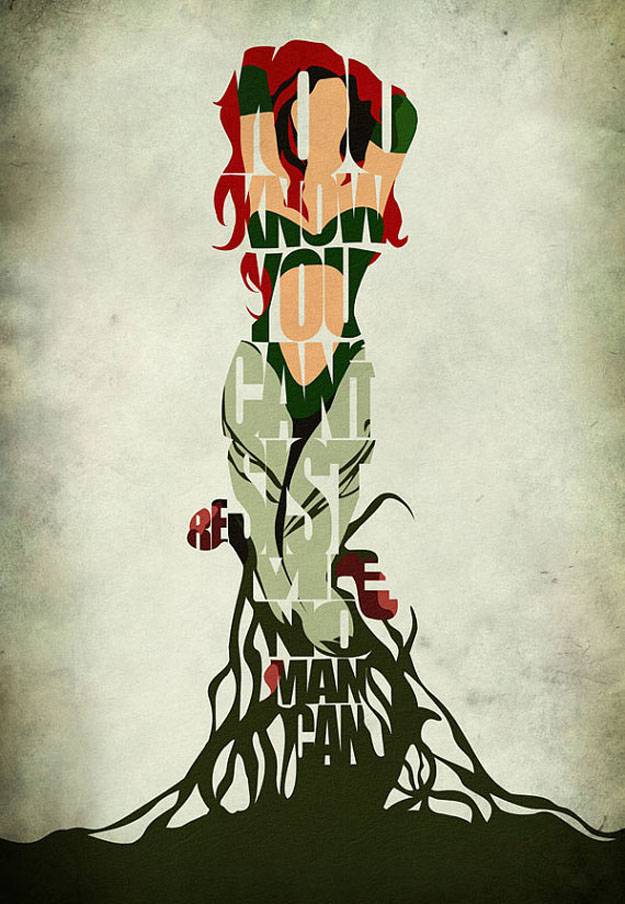 Comics-inspired typographic prints might look good on your wall